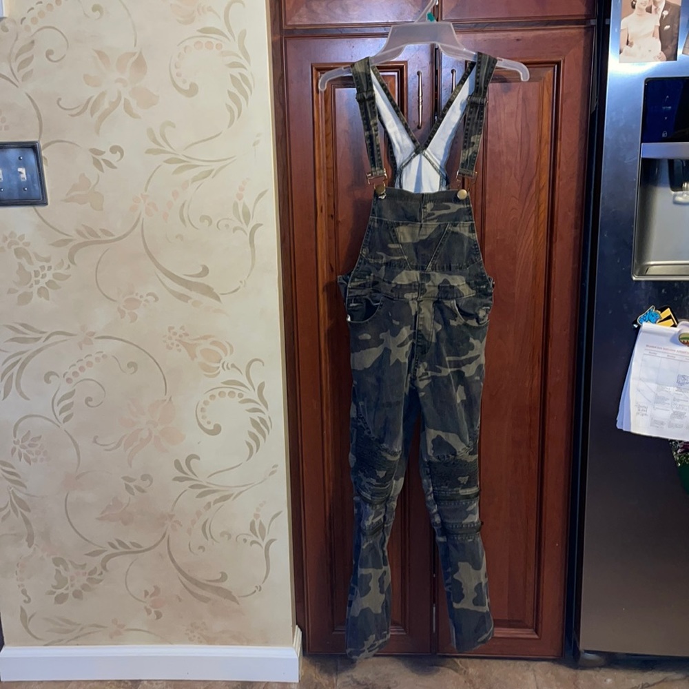 Camo overalls